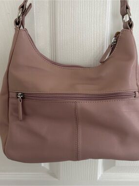 Giani Bernini Blush Pink Leather Shoulder Bag